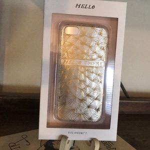 Hello There Anthropologie iPhone 7 clear case